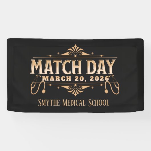 Match Day 2026 Medical Doctor Custom 横断幕 (横)