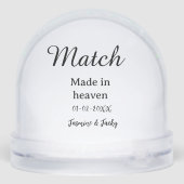 Match made in heaven add name date simple calligra (裏面)