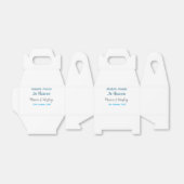 Match made in heaven blue black couple name date フェイバーボックス (折り畳みなし)