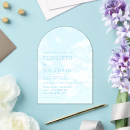 Match Made In Heaven Wedding アクリル招待状