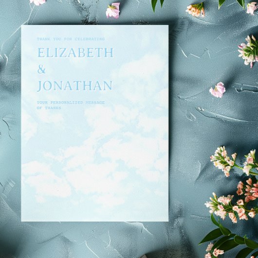 Match Made In Heaven Wedding サンキューカード