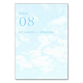 Match Made In Heaven Wedding テーブルナンバー