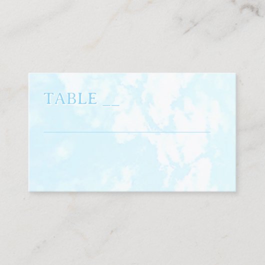 Match Made In Heaven Wedding プレイスカード (正面)