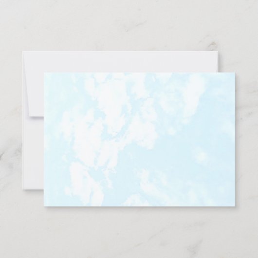 Match Made In Heaven Wedding 出欠カード (裏面)