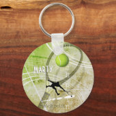 Match Point II男子テニスプレーヤー名 キーホルダー (正面)