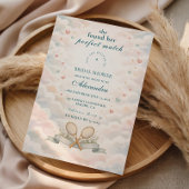 Match Point Tennis Bridal Shower 招待状