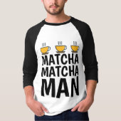 MATCHAグリーンティーメンズTシャツ Tシャツ (正面)