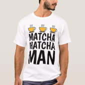 MATCHAグリーンティーメンズTシャツ Tシャツ (正面)
