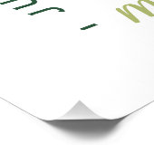 Matcha and cat lover funny just a girl kawaii ポスター (コーナー)