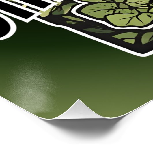 Matcha Chill & Thrill – Dekoratives Matcha Latte ポスター (コーナー)