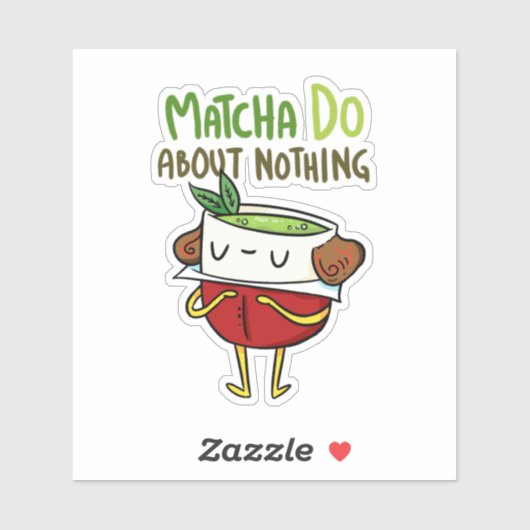 Matcha Do About Nothingシェークスピア・ビニール・ステッカー シール (シート)