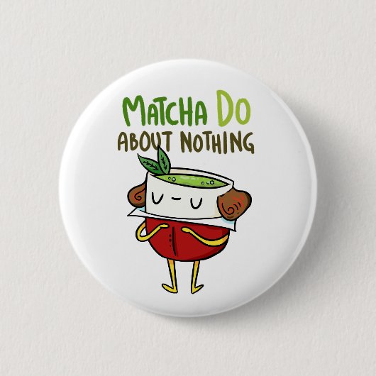 Matcha Do About Nothing Shakespeareボタンピン 缶バッジ (正面)