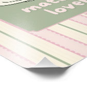 Matcha drink poster wall art  フォトプリント            (角)
