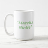 Matcha Girlie Coffee Tea Mug コーヒーマグカップ (左)