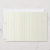 Matcha Green Tea Baby Shower Photo 招待状 (裏面)