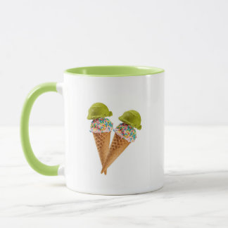  Matcha ice cream mug マグカップ