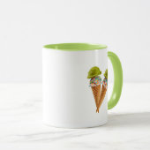 Matcha ice cream mug マグカップ (正面右)