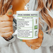 Matcha Latte Recipe Focus Mode コーヒーマグカップ