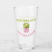 MATCHA LATTE SOCIAL CLUB タンブラーグラス (正面)