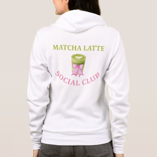 MATCHA LATTE SOCIAL CLUB パーカ (裏面)