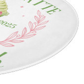 Matcha Latte Social Club Glass Round Cutting Board カッティングボード (角)