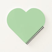 Matcha Latte Social Club Heart Spiral Notebook ノートブック (裏面)