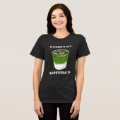 Matcha Lover Gift Green Tea Enthusiast トライブレンドＴシャツ (正面全面)