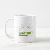 Matcha Lover Good Morning Green Mug コーヒーマグカップ (左)
