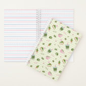 Matcha Lover Green ノートブック (内側)