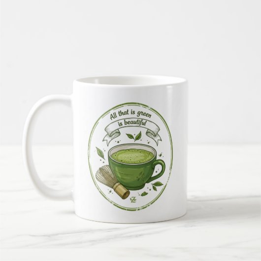 Matcha Lover Mug コーヒーマグカップ (左)