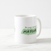 Matcha Lover, Mug Illustration コーヒーマグカップ (正面右)