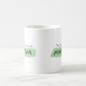 Matcha Lover, Mug Illustration コーヒーマグカップ (中央)