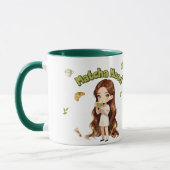 Matcha Mood Aesthetic Design Cute Green Tea Vibes マグカップ (左)