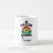 Matcha queen rétro vintage sunset コーヒーマグカップ (中央)