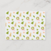 Matcha Themed Books For Baby Shower エンクロージャーカード (裏面)