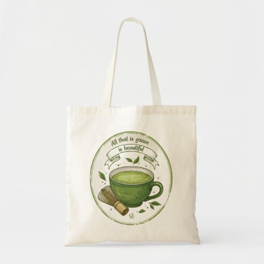 Matcha Tote Bag トートバッグ (正面)