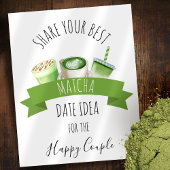 Matcha Wedding Shower Sign ポスター