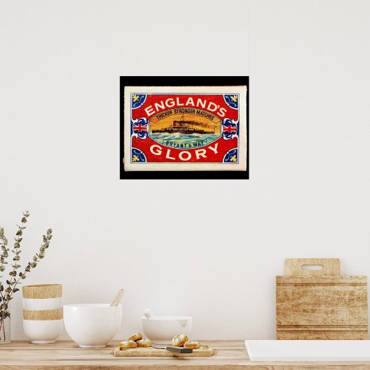matchbox Englands glory ポスター (キッチン)