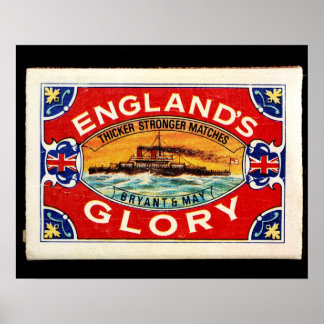 matchbox Englands glory ポスター