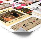 Matchbox Perfect Match Couple Photo Collage ポスター (角)