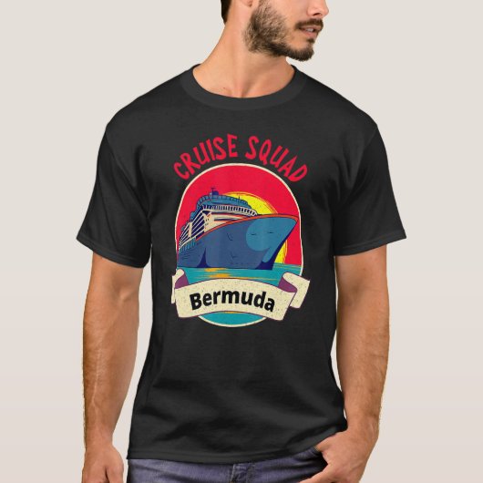 Matching Bermuda Cruise Squad Cruising Vacation Tシャツ (正面)