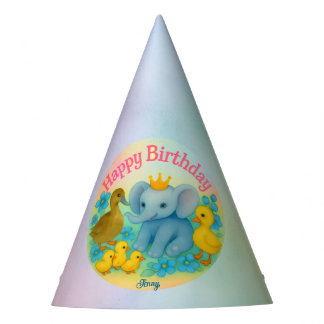 Matching Children's Birthday Party Hats パーティーハット
