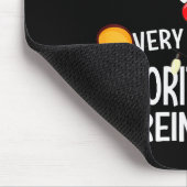 Matching Christmas Very Merry Favorite Child Reind マウスパッド (コーナー)