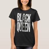 Matching Couple Black History Month Black Queen Ch Tシャツ (正面)