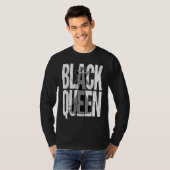 Matching Couple Black History Month Black Queen Ch Tシャツ (正面フル)