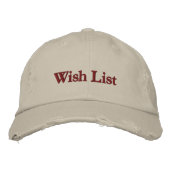 Matching Couple Embroidered Baseball Cap 刺繍入りキャップ (正面)