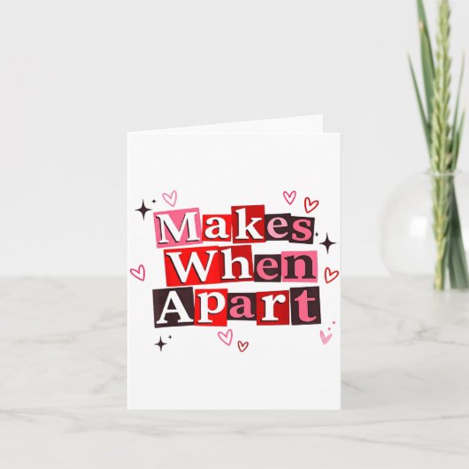 Matching Couple Makes When Apart Long Distance Rel カード (正面)