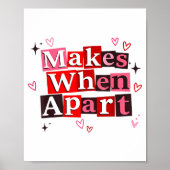 Matching Couple Makes When Apart Long Distance Rel ポスター (正面)