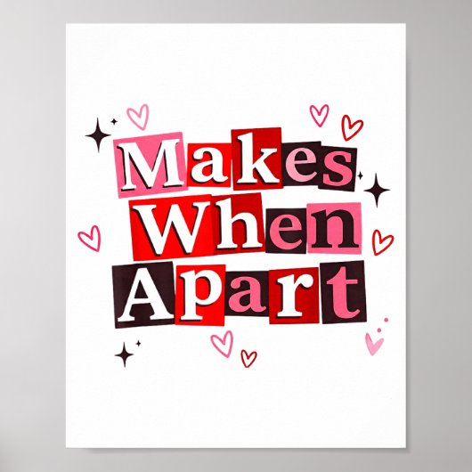 Matching Couple Makes When Apart Long Distance Rel ポスター (正面)