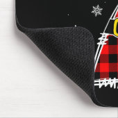 Matching Couples Christmas 6 7 Six Seven Meme Slan マウスパッド (コーナー)